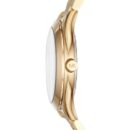 Michael Kors Ladies Slim Runway Gold Watch - MK3512